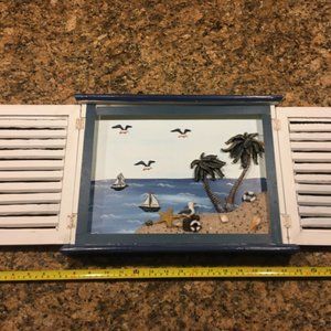 Nautical Beach Decor Hanging window